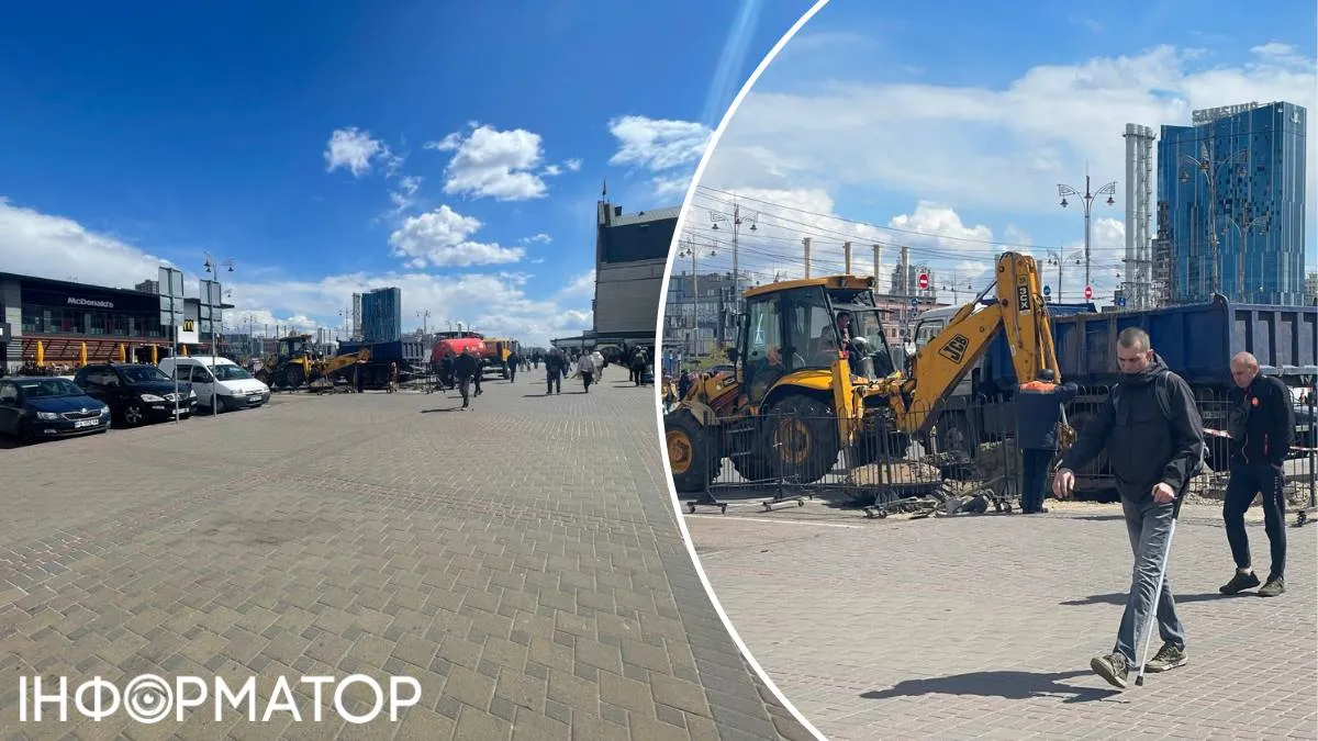 прорив труби вокзал