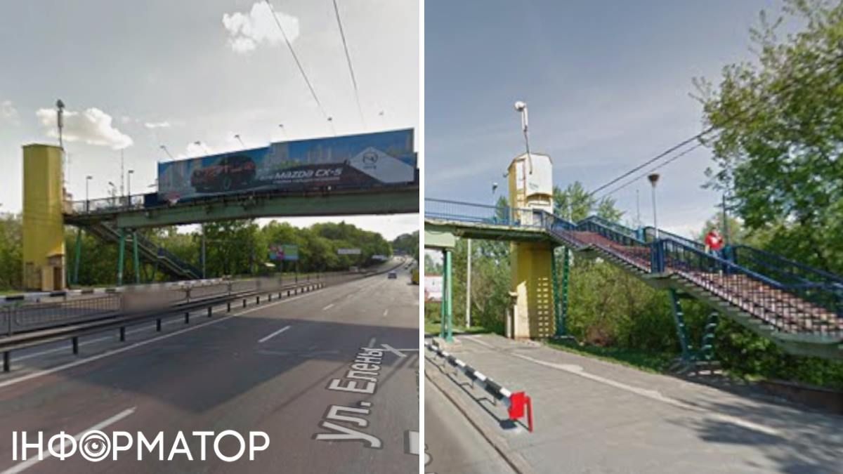 вул. Олени Теліги пішохідні мости