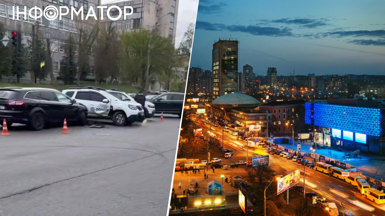 Приїхали! У Голосіївському районі зіткнулися авто: серед них - поліцейський Renault Duster