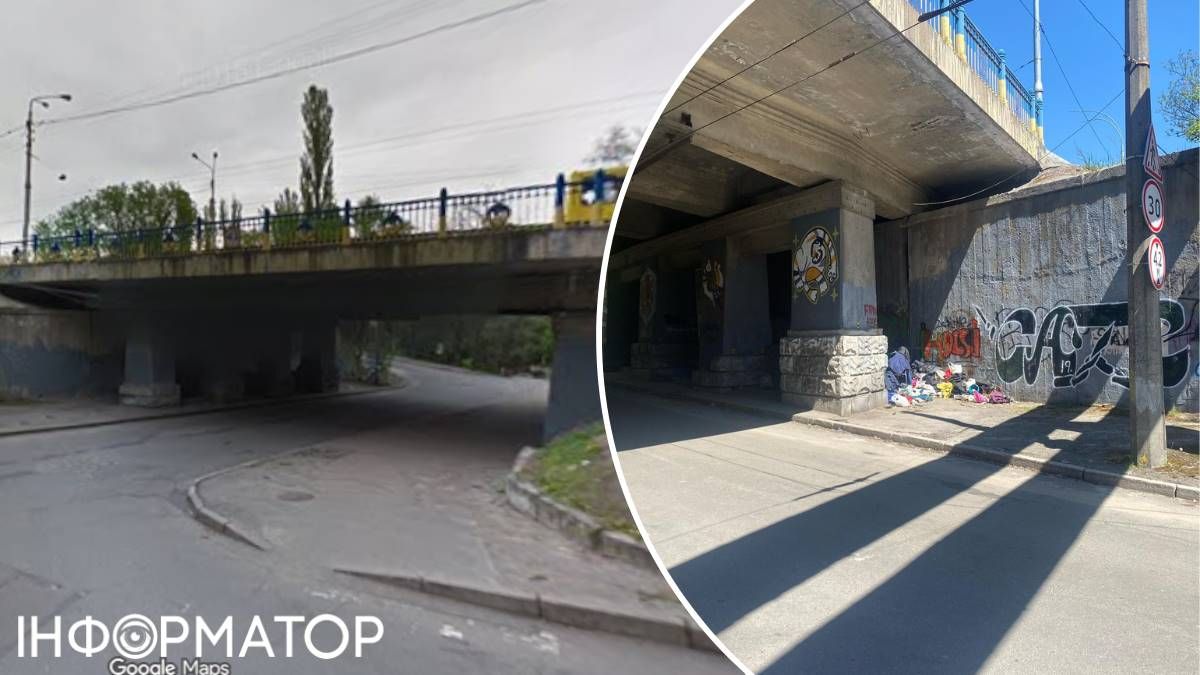 Сміття шляхопровід безхатько
