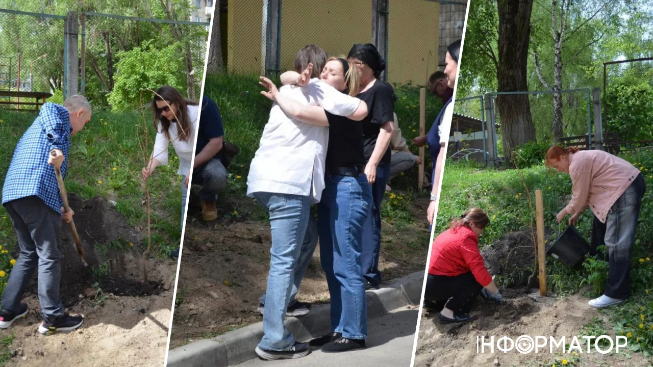 Сім сакур на згадку про сім загиблих висадили після Голосіївської трагедії