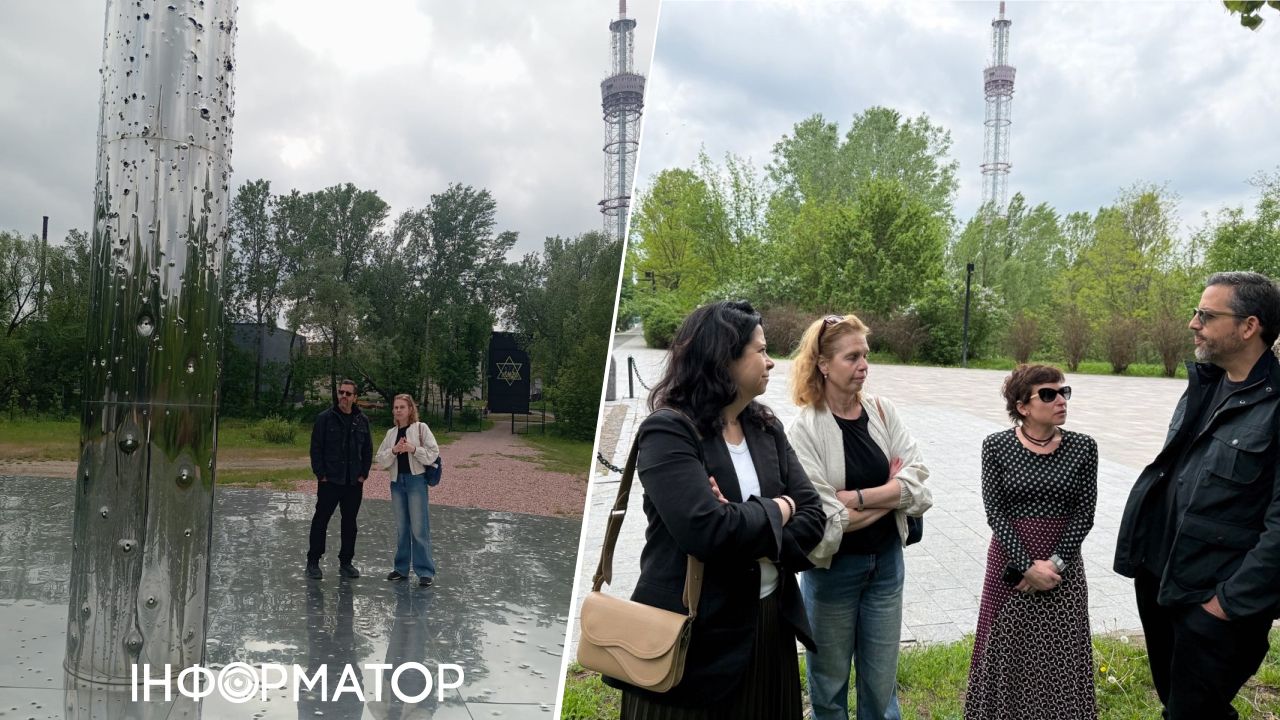 Американский иллюзионист Дэвид Блейн побывал в Бабьем Яру в Киеве