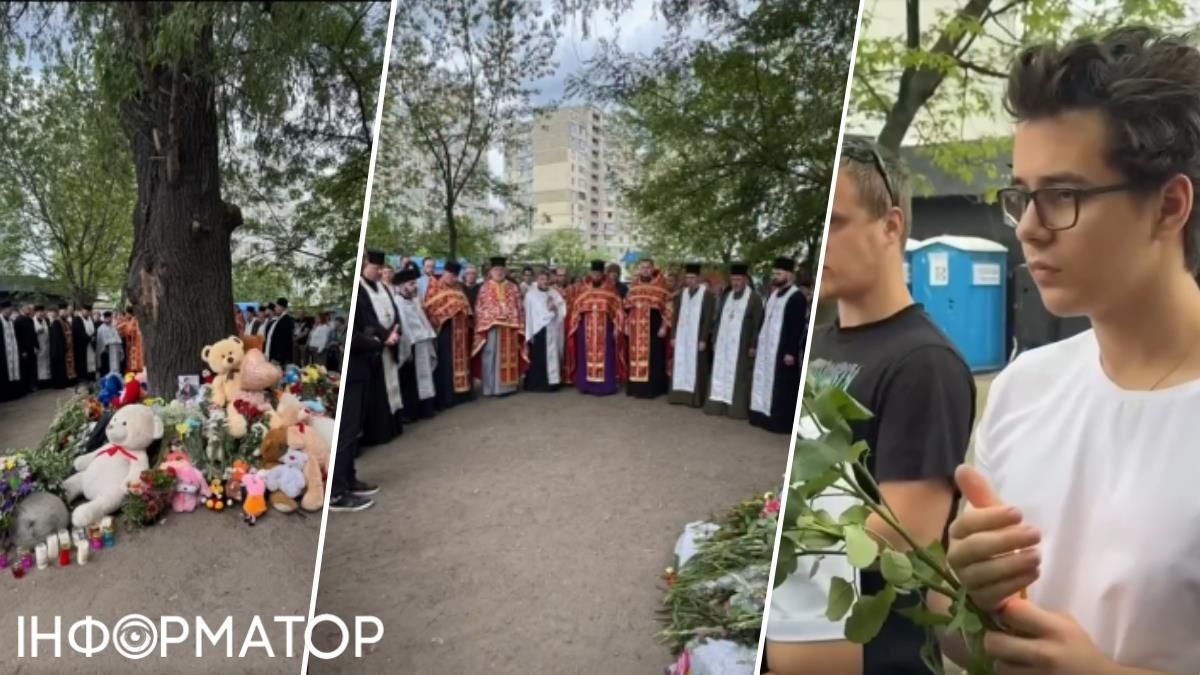 Молебен за погибшими на Дарнице