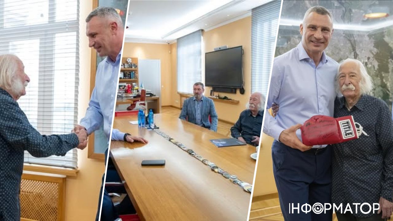 Кличко нагородив Івана Марчука знаком пошани від Києва