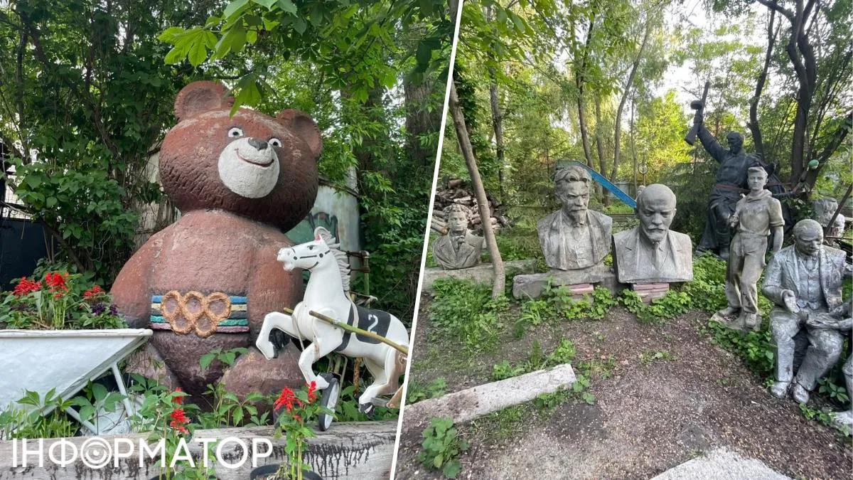 Кумедний ведмедик-символ Олімпіади-1980 стояв колись на в'їзді до Києва зі Столичного шосе Кумедний ведмедик-символ Олімпіади-1980 стояв колись на в'їзді до Києва зі Столичного шосе