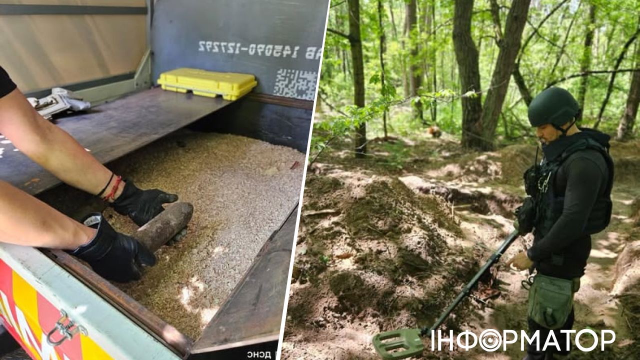 Сапери знайшли у Києві особливо небезпечний снаряд - вивозили у спецящику з піском. Фото: ДСНС Києва Сапери знайшли у Києві особливо небезпечний снаряд - вивозили у спецящику з піском. Фото: ДСНС Києва
