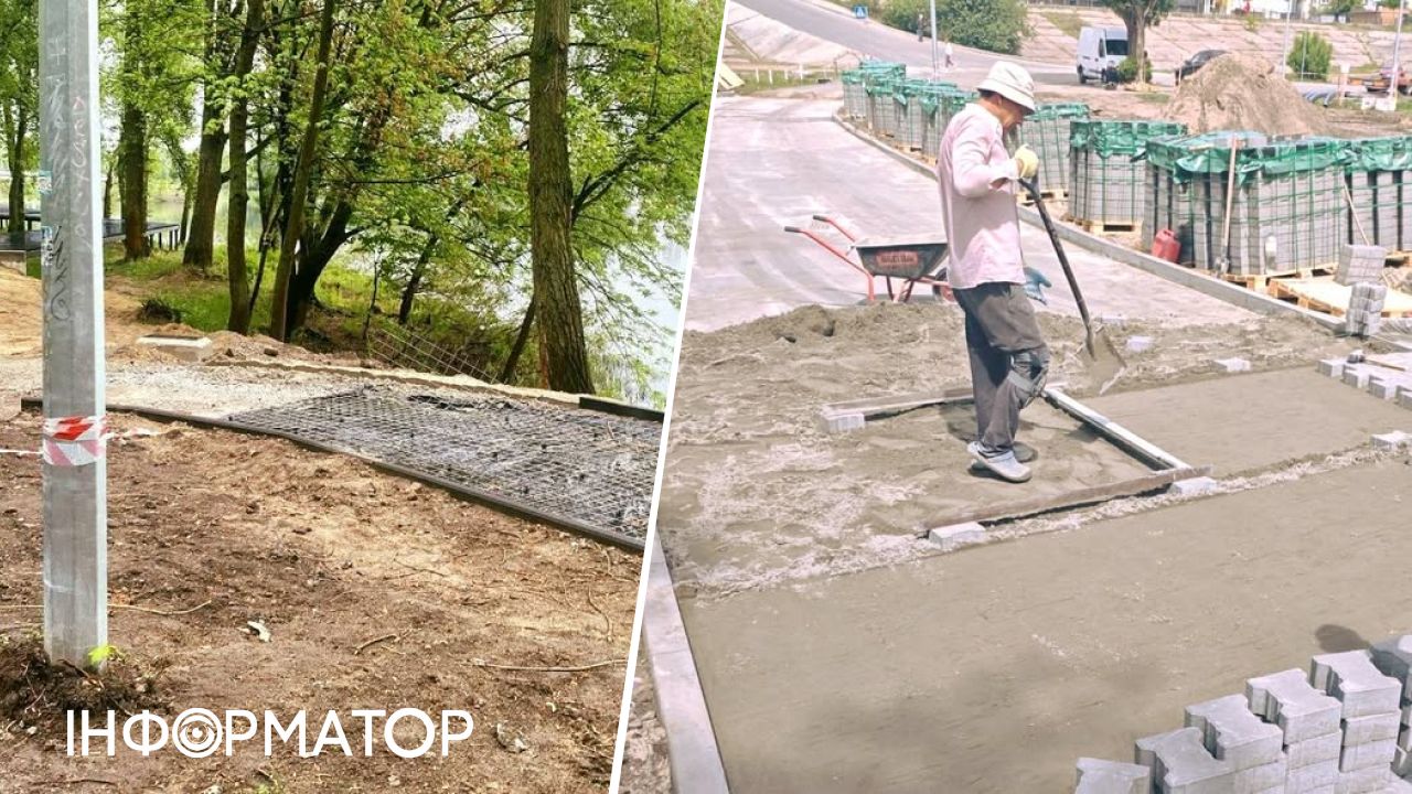 Справжня трансформація Оболоні – парк на Прирічній активно перебудовують до літа Справжня трансформація Оболоні – парк на Прирічній активно перебудовують до літа