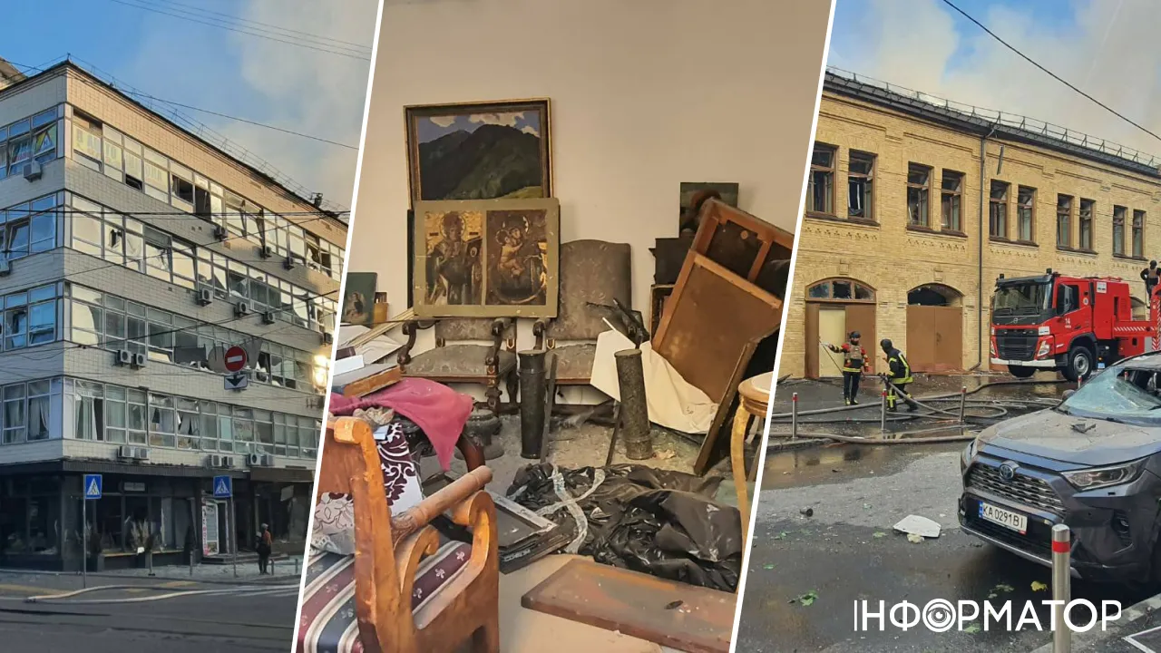 Російський удар по Подолу пошкодив заповідник Стародавній Київ та історичні пам’ятки району Російський удар по Подолу пошкодив заповідник Стародавній Київ та історичні пам’ятки району
