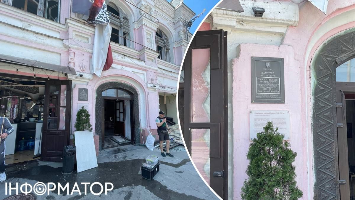 На Лук'янівці пошкодило "народний дім" - вибило вікна й подекуди позривало дах На Лук'янівці пошкодило "народний дім" - вибило вікна й подекуди позривало дах