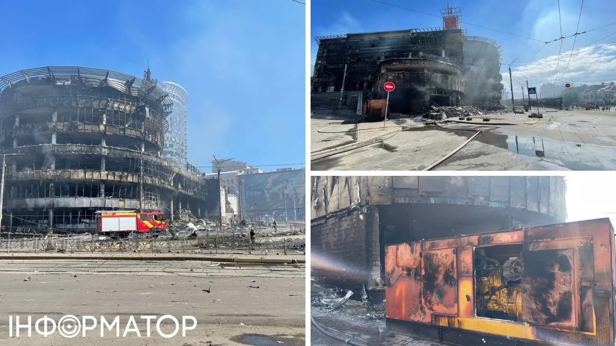 ТЦ "Квадрат" знищений вогнем остаточно, відновленню він уже не підлягає ТЦ "Квадрат" знищений вогнем остаточно, відновленню він уже не підлягає