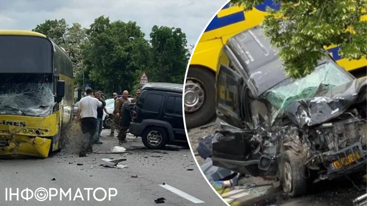 ДТП Борисполь автобус