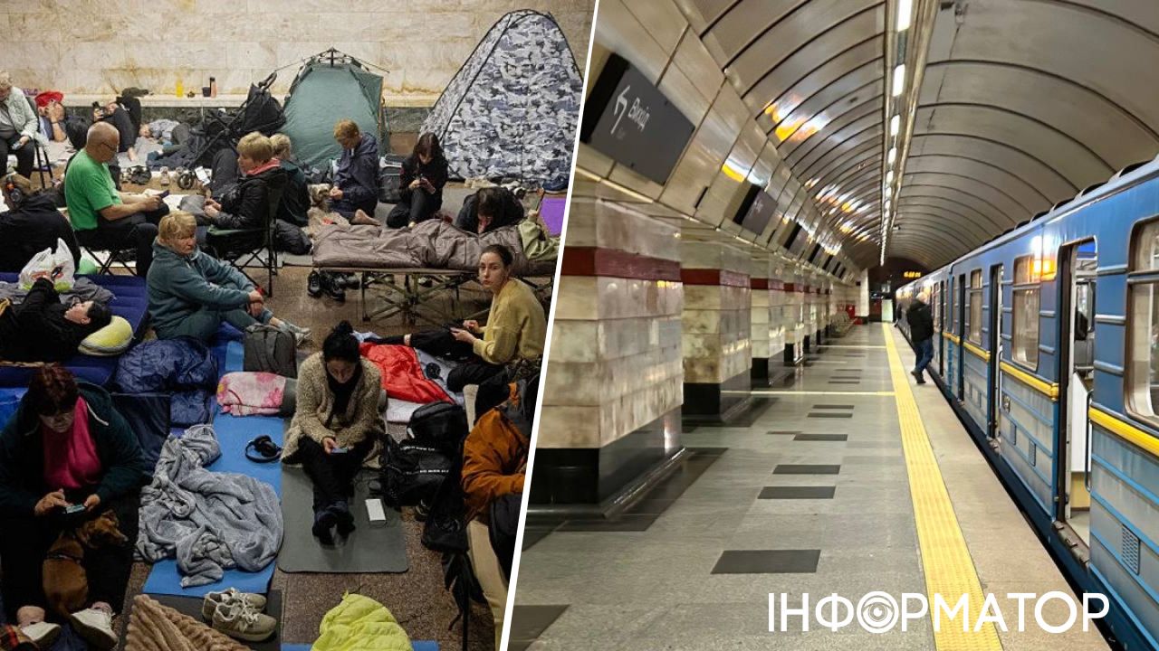 Кияни пропонують залишати потяги метро на станціях під час повітряних тривог – петиція