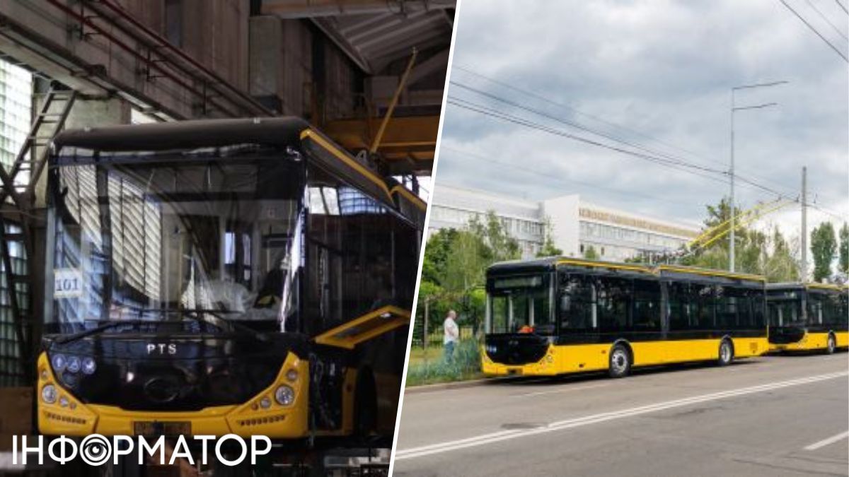 У Броварах вже зібрали для Києва другу партію тролейбусів ПТС - приїдуть днями