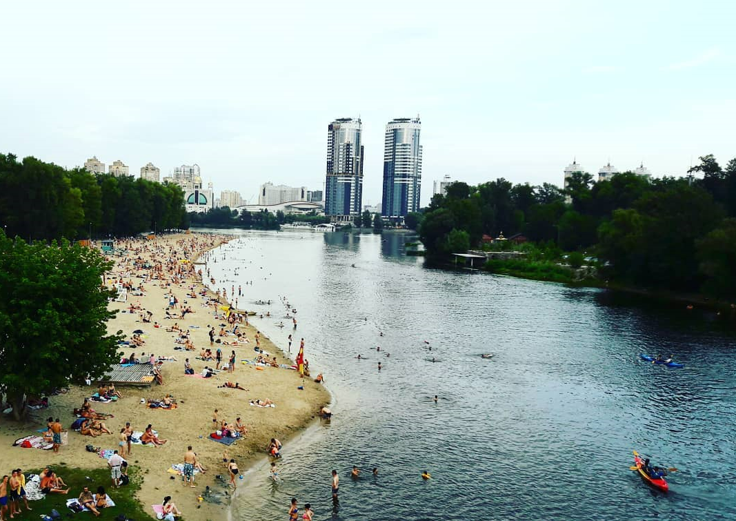 В Оболонском районе два пляжа не советуют для купания пляж