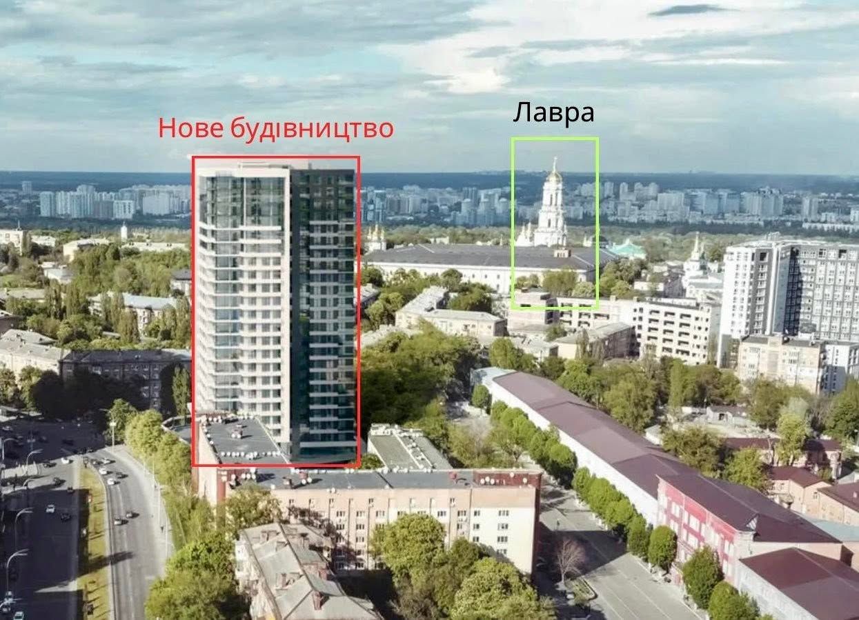 Суд разрешил возвести 80-метровое одобрение на 23 этажа возле Арсенальной в Киеве.
