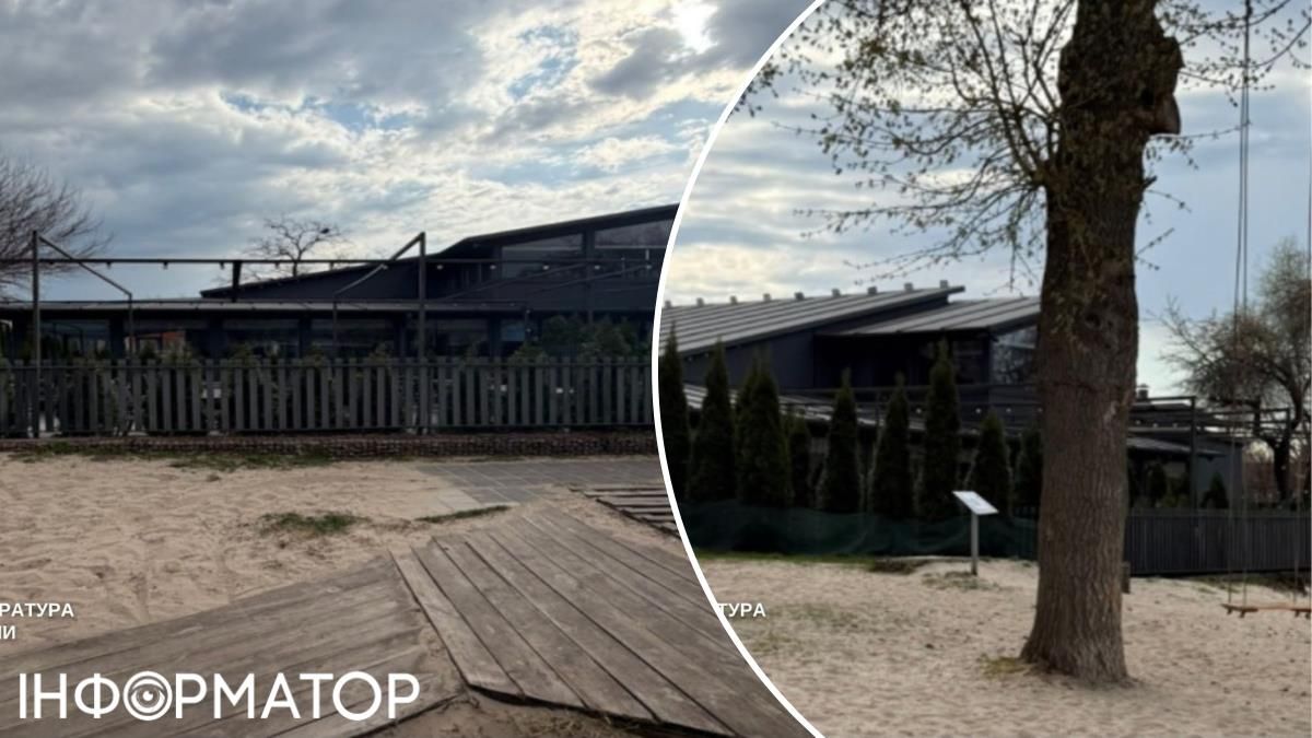 Участок, на котором построили ресторан, расположен в пределах прибрежной защитной полосы реки Днепр.