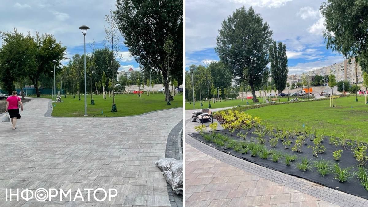 У парку на Прирічній вже встановили Литовський місток, яким так хизується Кличко 1