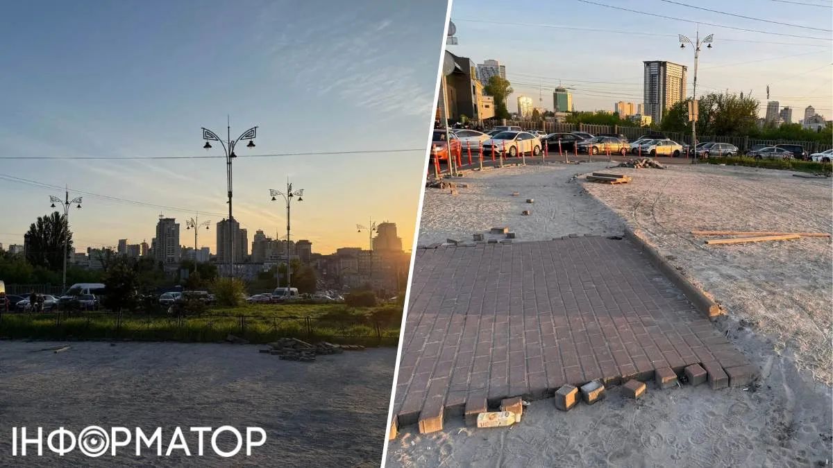 Вже у травні 2025-го, за рік після реконструкції Вокзальної площі, довелося робити додатковий паркінг замість зеленої зони