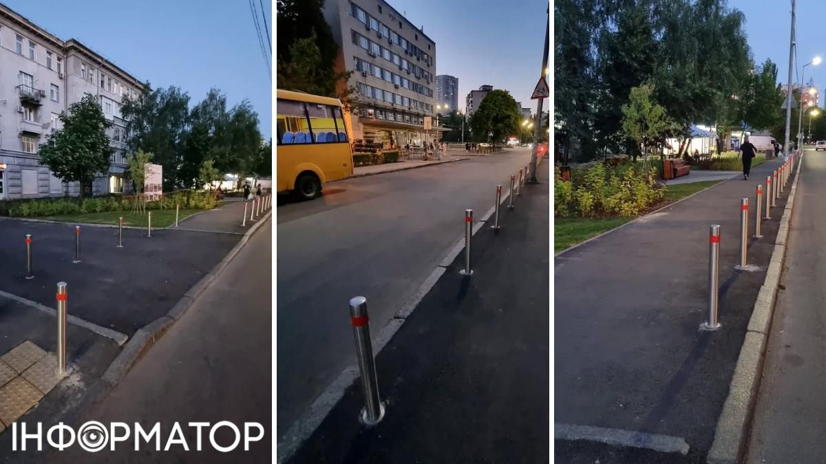 Це урбаністичне божевілля - фахівця з інфраструктури обурили антипаркувальні стовпчики