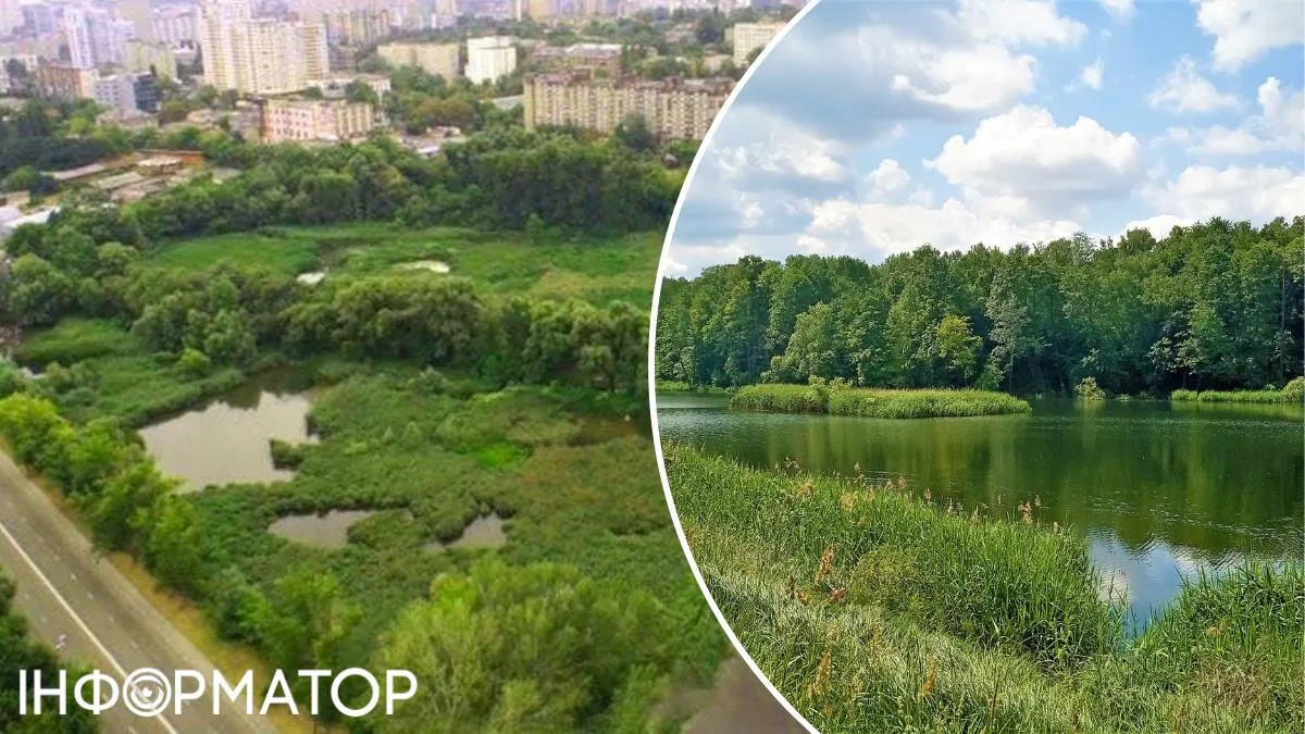 Нижній із Совських ставків, окраса Солом'янського району, - теж у небезпеці Нижній із Совських ставків, окраса Солом'янського району, - теж у небезпеці
