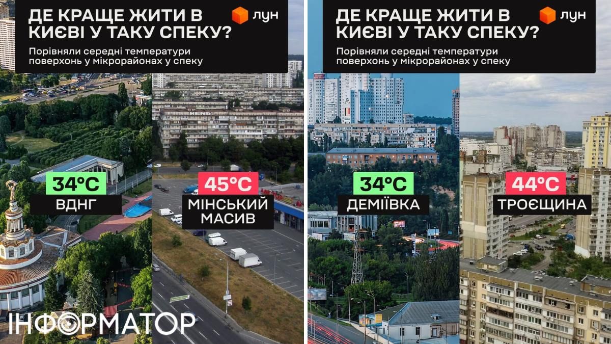 Між мікрорайонами, де є зелені насадження та історично великі масиви лісу, й новою забудовою подекуди разюча різниця Між мікрорайонами, де є зелені насадження та історично великі масиви лісу, й новою забудовою подекуди разюча різниця