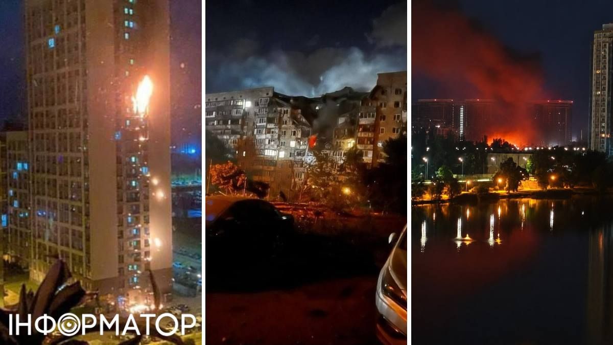 У Києві вже семеро загиблих, ракета проштрикнула 9-поверхівку на Подолі - всі наслідки атаки