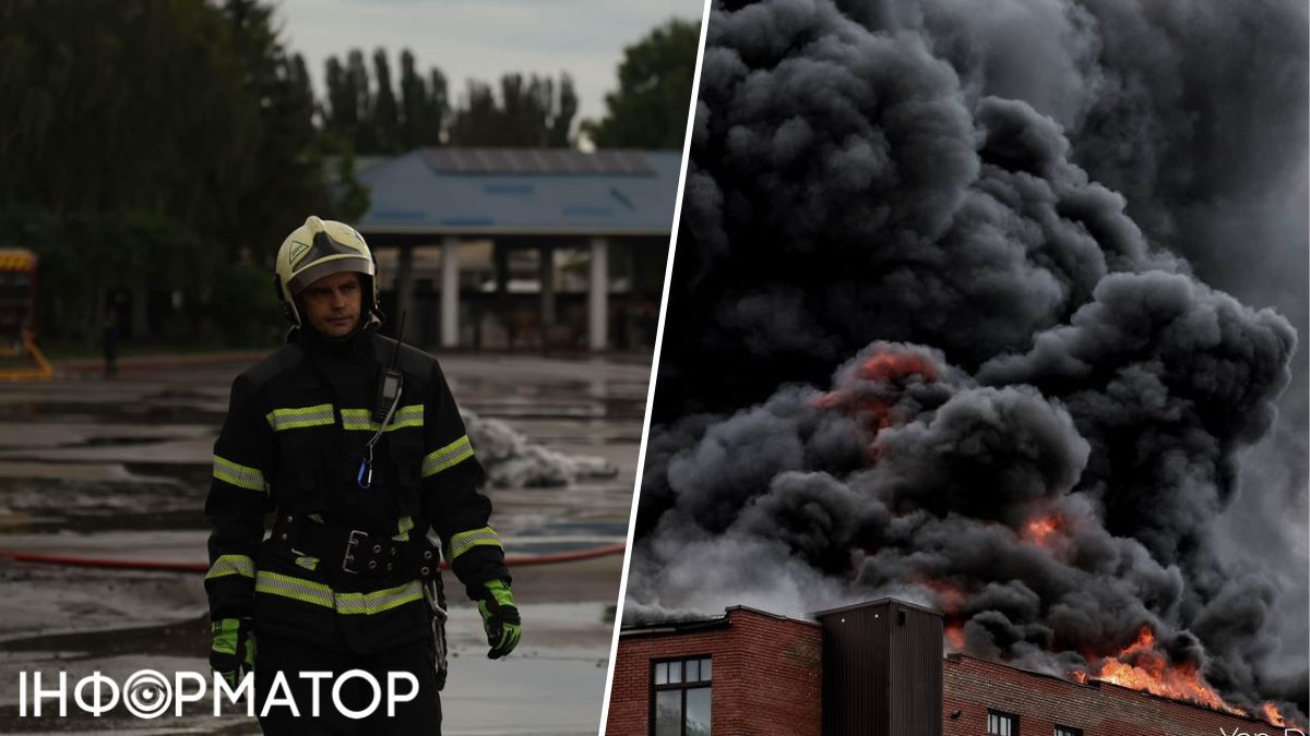 Троєщину затягнуло димом після прильоту Шахеда біля ринку, постраждали медики