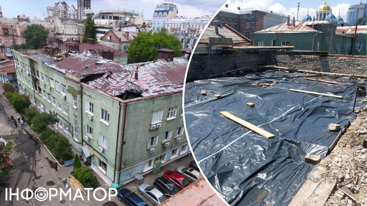 Інститут біохімії, постраждалий від удару РФ, скаржиться, що дощ заливає дорогезне обладнання