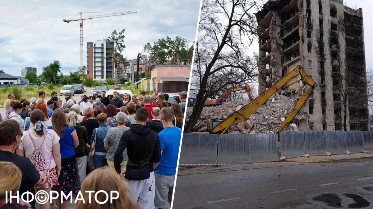 Дотисли - в Ірпені перезапустять зведення будинків для майже 100 сімей з вулиці Северинівської