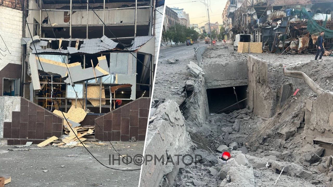 В Киеве после удара баллистикой закрыта станция метро "Лукьяновская", где ночью обрушился потолок