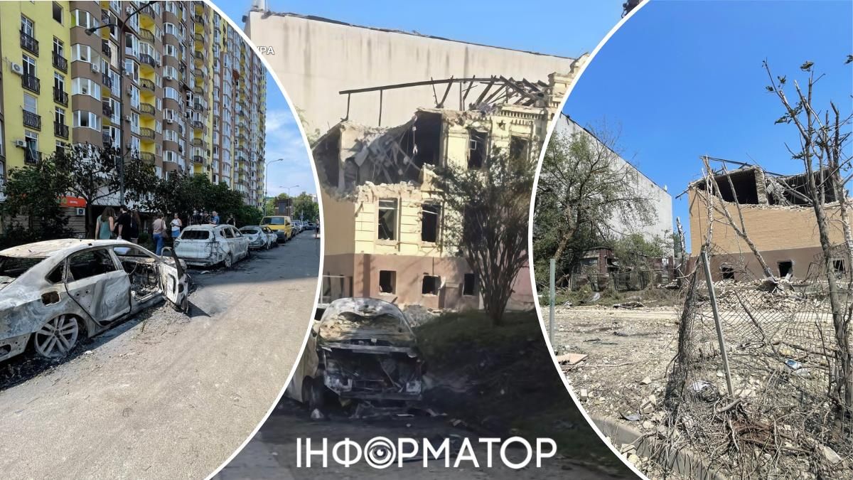 На Лук'янівці зруйновано будинок поліційної дільниці, постраждав кінотеатр Київська Русь