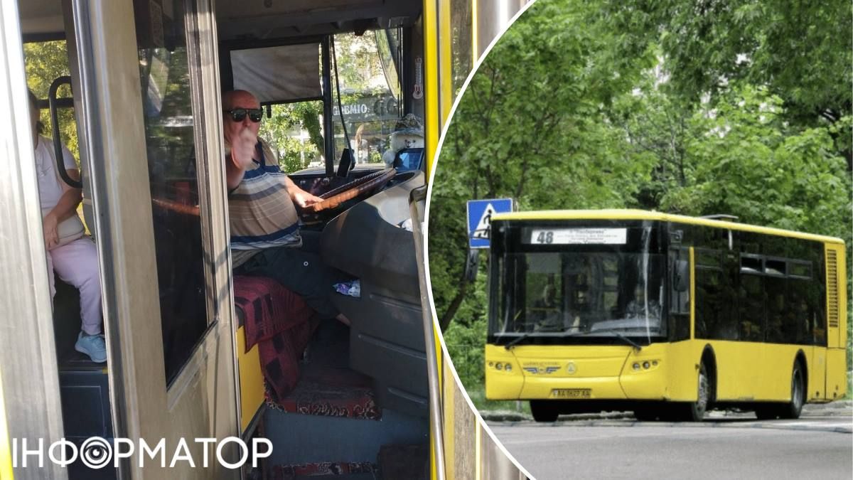 Обкладає матом і знущається з пасажирів - на Русанівці автобусом керує водій-неадекват