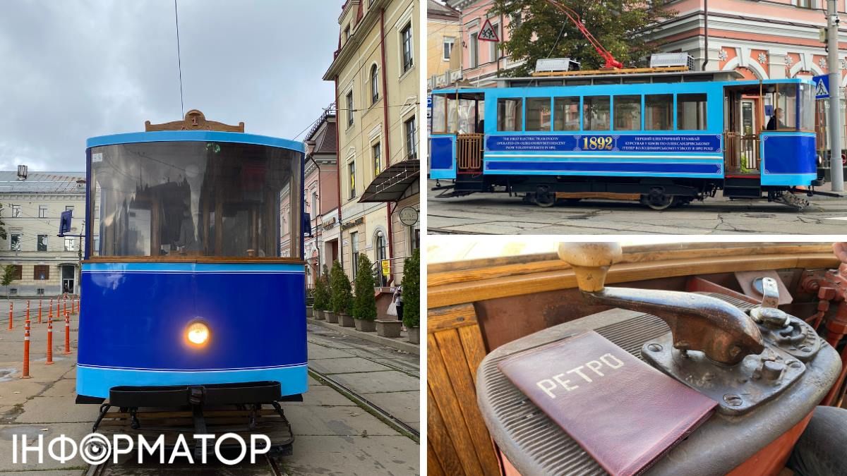 В Киевпасстрансе рассказали о реставрации ретро-трамвая - сделали ходовую и салон