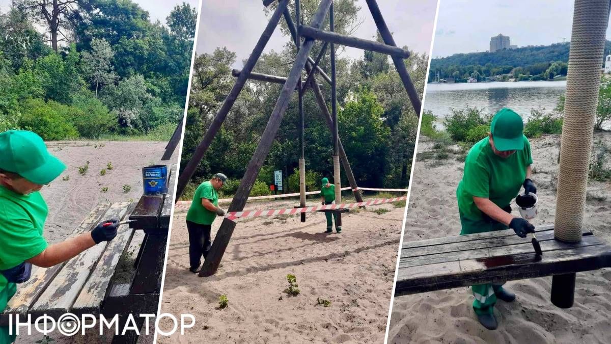 гойдалка Труханів острів