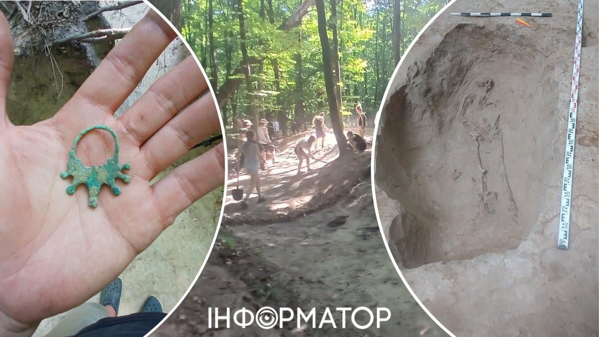 Археологи исследовали курганы в Голосеево - нашли древнерусские некрополи, украшения и следы тризны