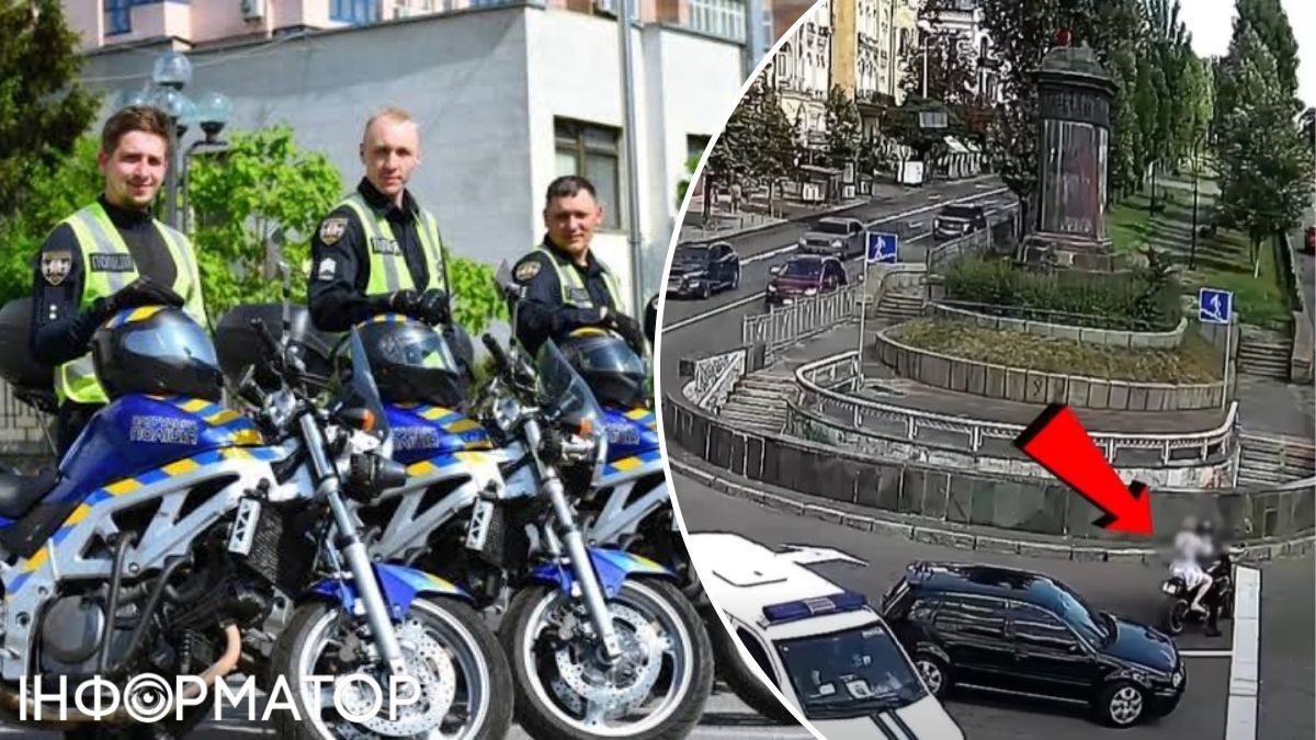 погоня мотопатруль Киев