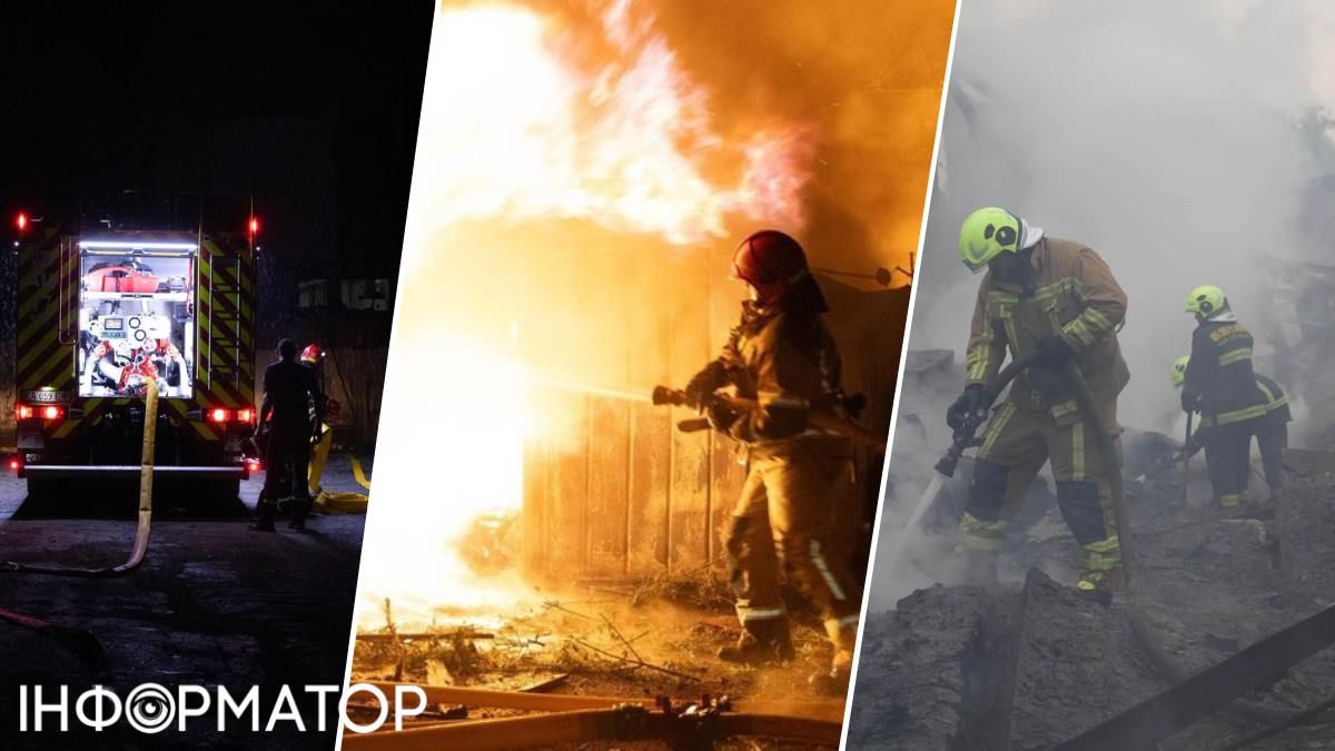 У Києві постраждалі після ракетної атаки, на Оболоні горіли резервуари з паливом