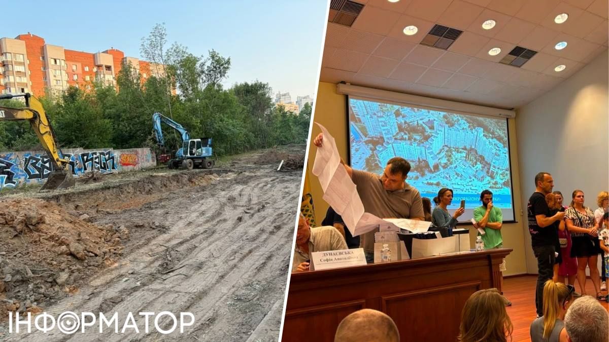 Парк Теремки дерева