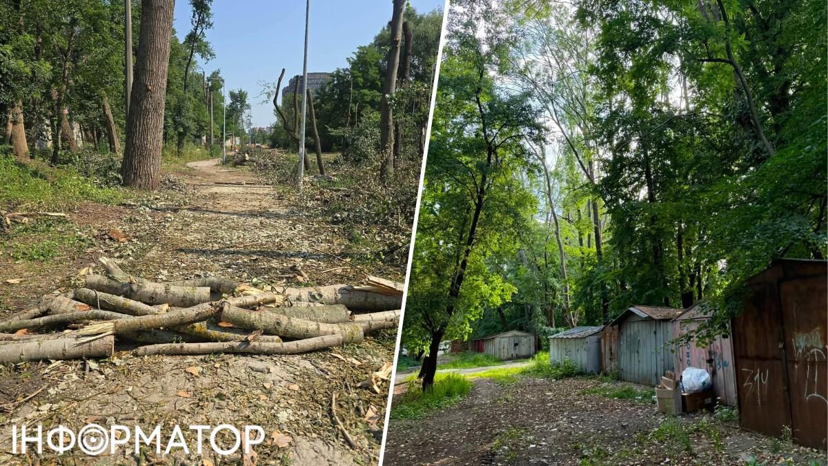 Теремки теплотраса гаражі