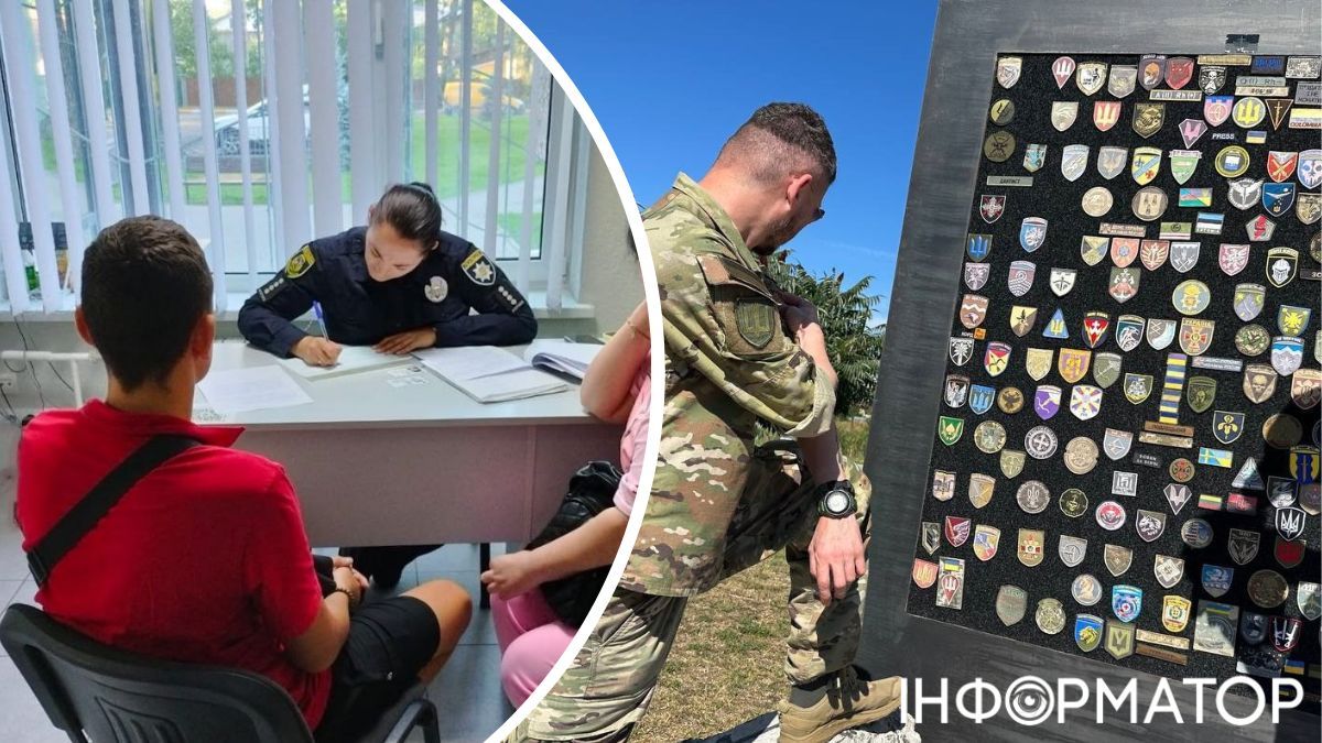 шеврони інсталяція Гостомель