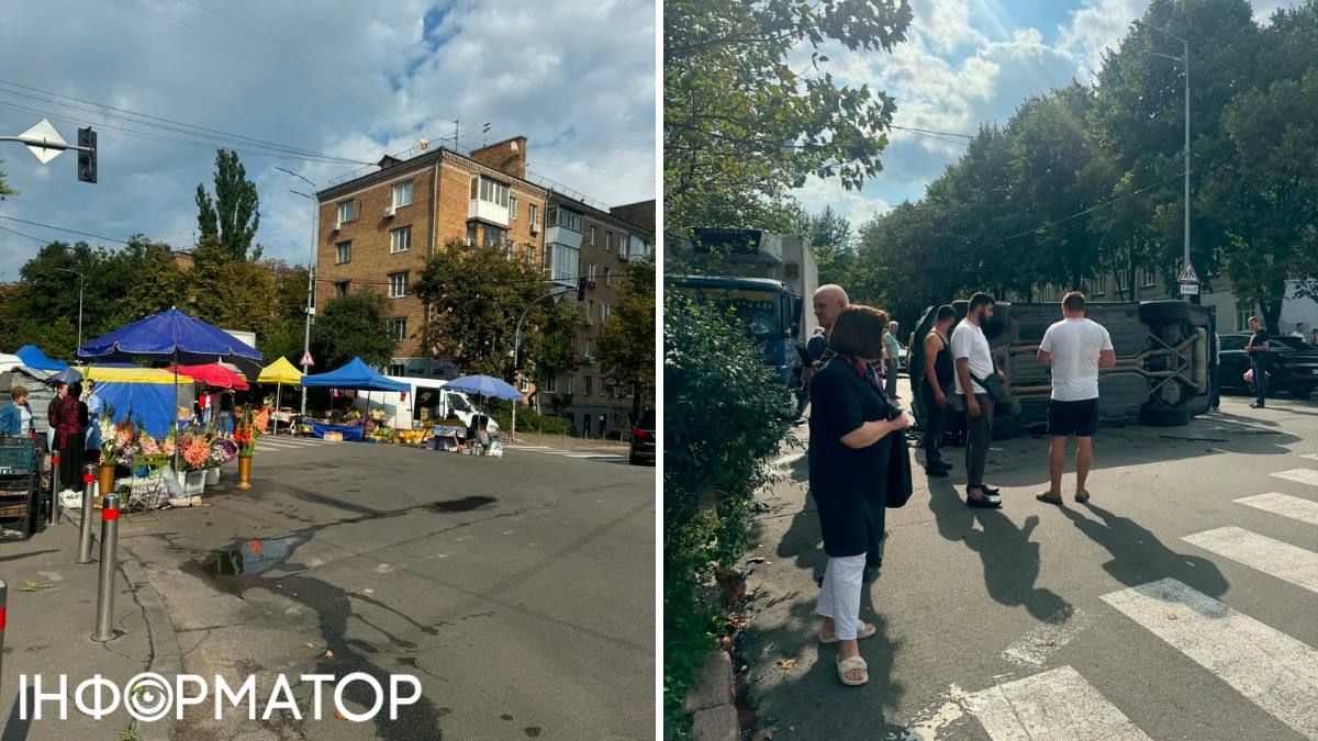Буквально в нескольких метрах от пересечения ул. Маккейна и Ивана Павла II проводится ярмарка - если бы авто вылетело на людей, были бы массовые жертвы Буквально в нескольких метрах от пересечения ул. Маккейна и Ивана Павла II проводится ярмарка - если бы авто вылетело на людей, были бы массовые жертвы
