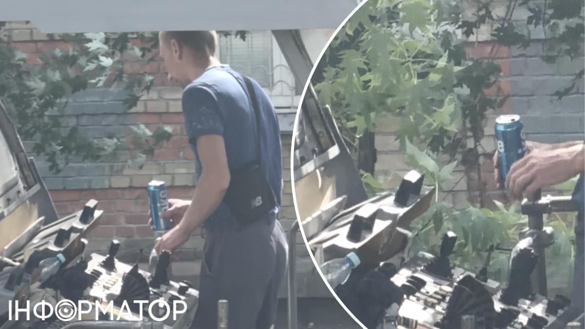 Мы специально исследовали банку на стоп-кадре: речь идет о пиве