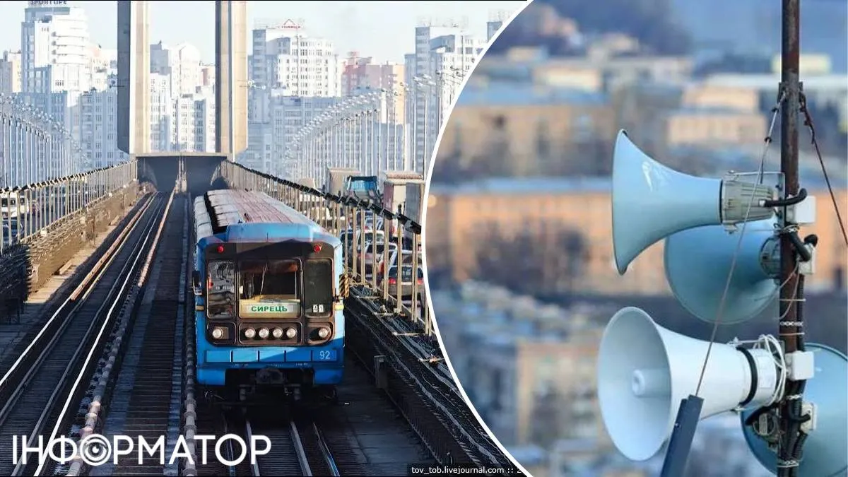 Поезд метро Киева