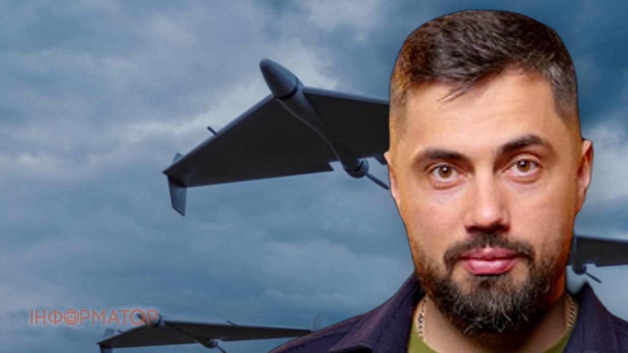 дрон над Киевом
