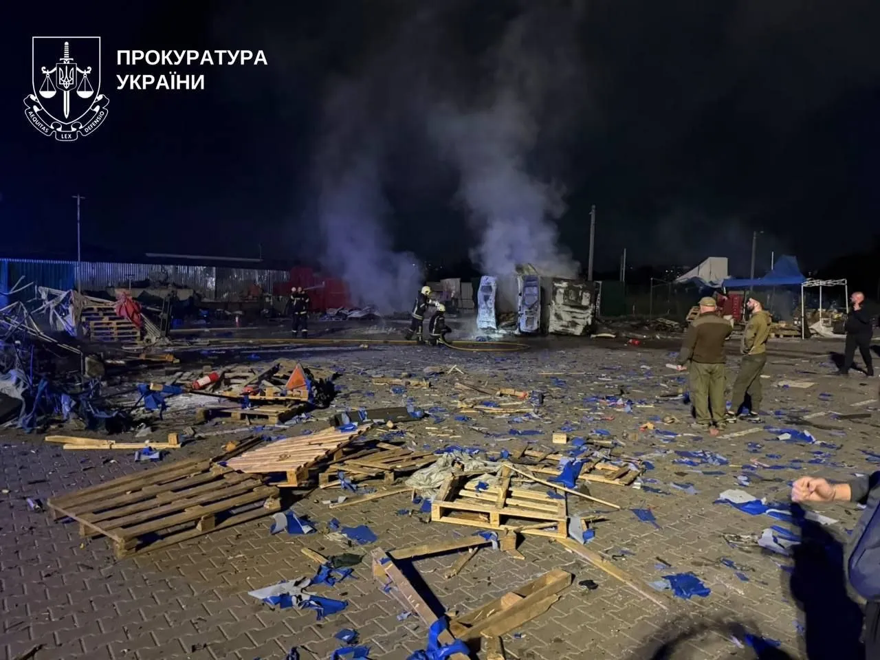 Последствия атаки на Столичный рынок Последствия атаки на Столичный рынок