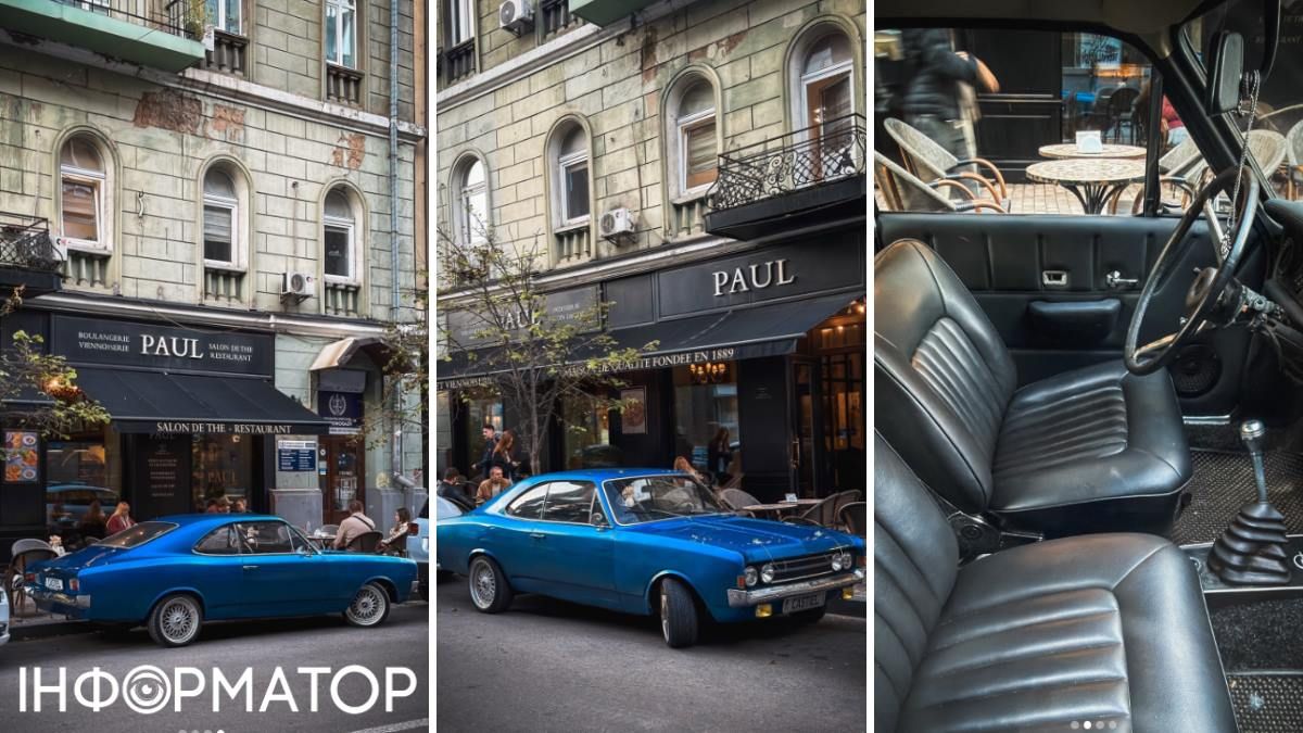 В Киеве заметили редкое купе Opel - на таком рассекал Жан-Поль Бельмондо и итальянская мафия
