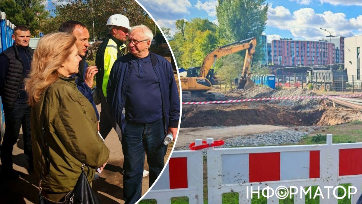 Теплотраса Теремки строительство