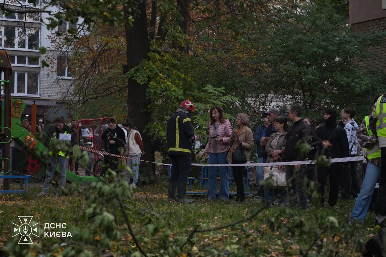 Наслідки пожежі у Солом'янському районі Атака