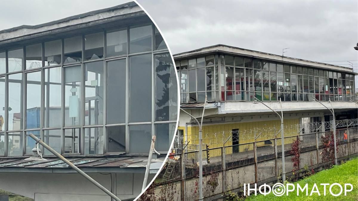 Станция метро "Черниговская" пострадала в результате вражеского удара Метро