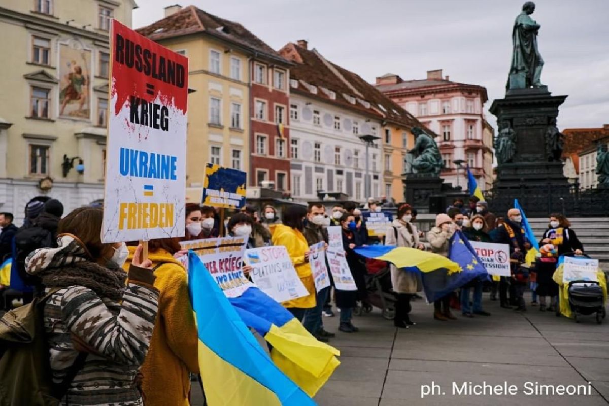 Акції на підтримку України пройшли у чотирьох найбільших містах Австрії 2